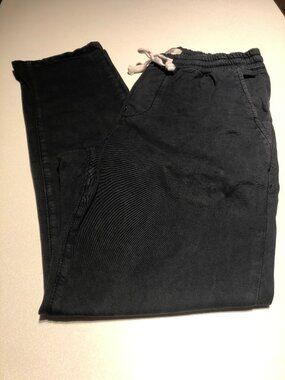 Great Condition Mens Marine Layer Chino Drawstring Pant Navy Blue